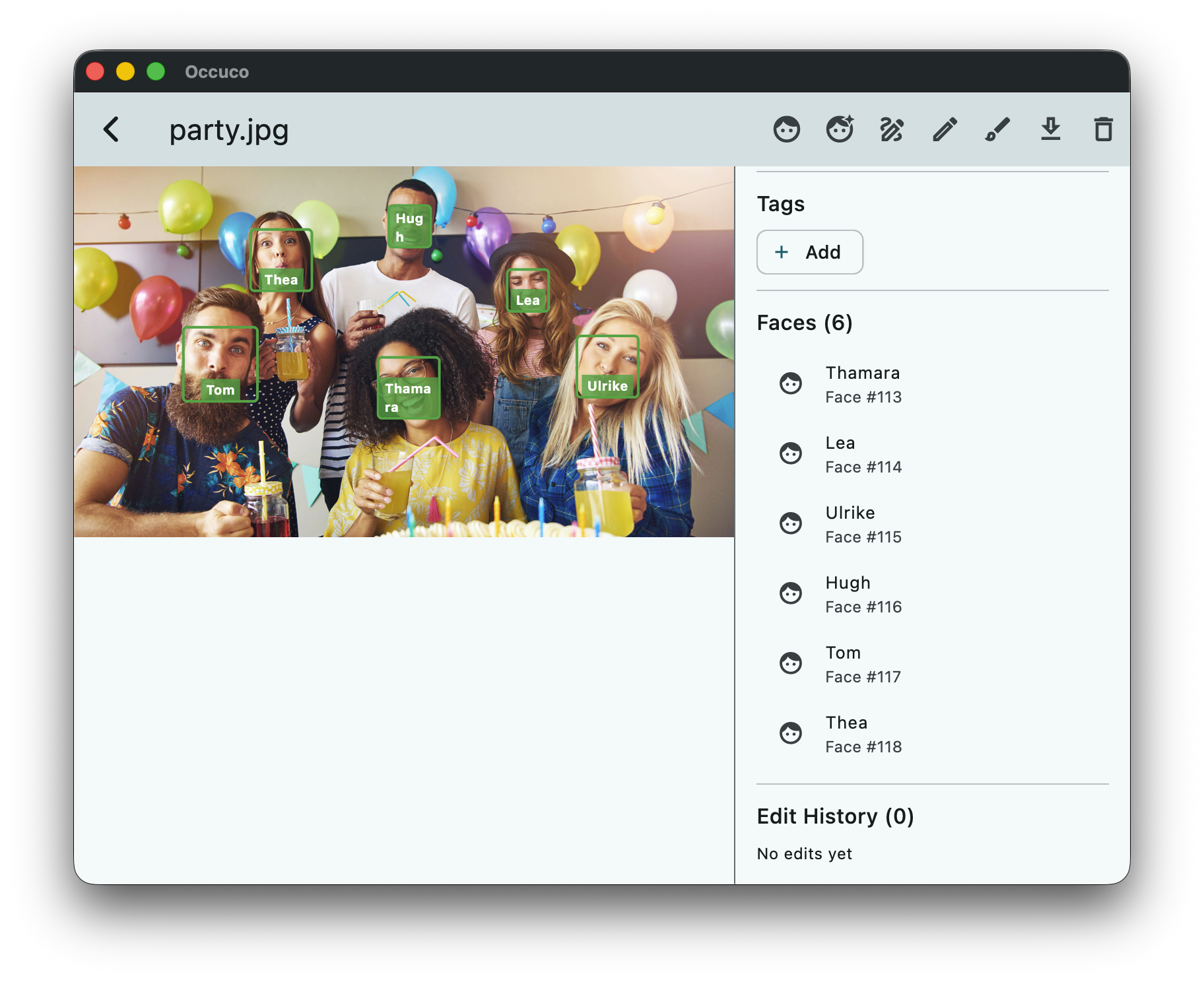 Face Manager
